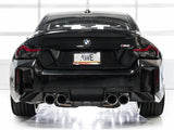 AWE Tuning BMW G87 M2 SwitchPath Edition Exhaust - Chrome Silver Tips