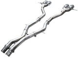 AWE Tuning BMW G87 M2 Track Edition Exhaust - Chrome Silver Tips
