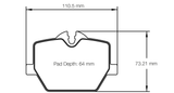 Pagid RSL29 Racing Brake Pads – Toyota GR Supra & BMW G-Chassis