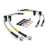 HEL Performance stainless steel braided brake line kit with banjo bolts and copper washers