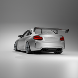 Vulcan Alpha BMW F82 M4 Carbon Fiber Single Element Swan Neck Wing
