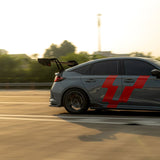 Vulcan Alpha Honda Cvic Type R FL5 Carbon Fiber Single Element Wing