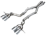AWE Tuning BMW G87 M2 Track Edition Exhaust - Chrome Silver Tips
