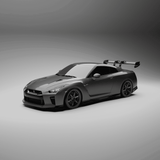 Vulcan Alpha Nissan GTR R35 DRS Carbon Fiber Dual Element Wing