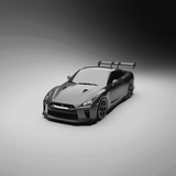 Vulcan Alpha Nissan GTR R35 DRS Carbon Fiber Dual Element Wing