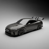 Vulcan Alpha Nissan GTR R35 Carbon Fiber Swan Neck Single Element Wing