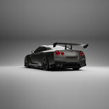 Vulcan Alpha Nissan GTR R35 Carbon Fiber Swan Neck Single Element Wing