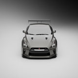 Vulcan Alpha Nissan GTR R35 Carbon Fiber Single Element Wing