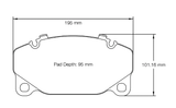 Pagid Racing brake pads – shape 8286